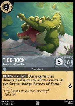 SET7 191/204: Tick‐Tock - Relentless Crocodile (C)