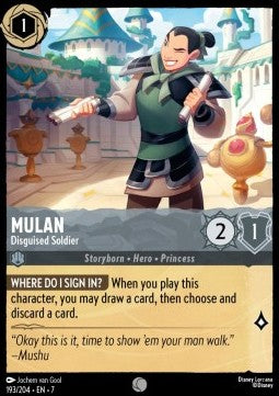 SET7 193/204: Mulan - Disguised Soldier (C)