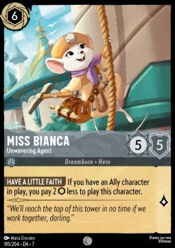 SET7 195/204: Miss Bianca - Unwavering Agent (C)