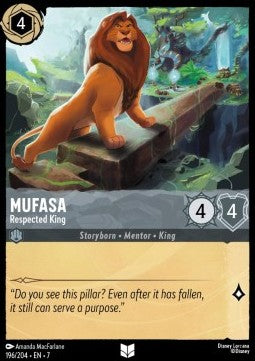 SET7 196/204: Mufasa - Respected King (U)