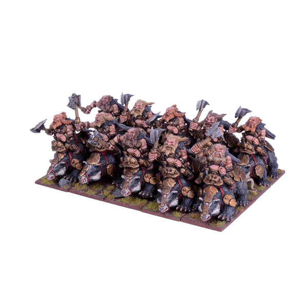 KINGS OF WAR: DWARF BROCK RIDER REGIMENT