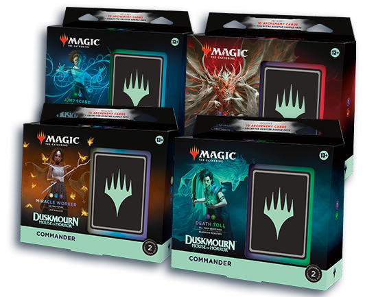 Magic the Gathering: Duskmourn House of Horrors Commander Deck Bundle incl. exclusive WPN Buy-a-Box Promo* (PREORDER)