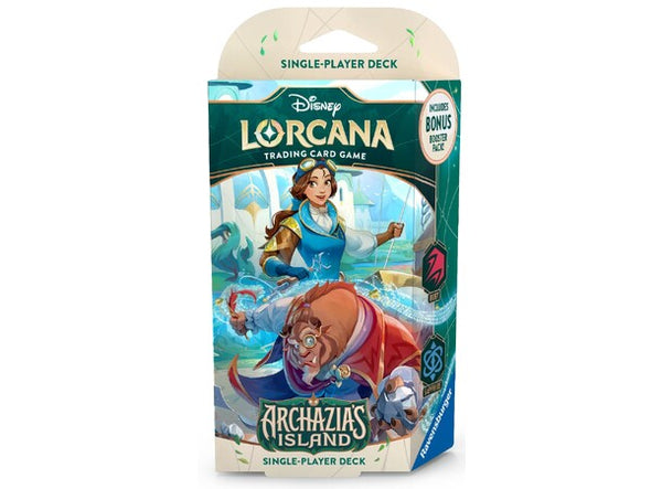 Disney Lorcana: Archazia’s Island Starter Deck – Ruby/Sapphire (PREORDER)