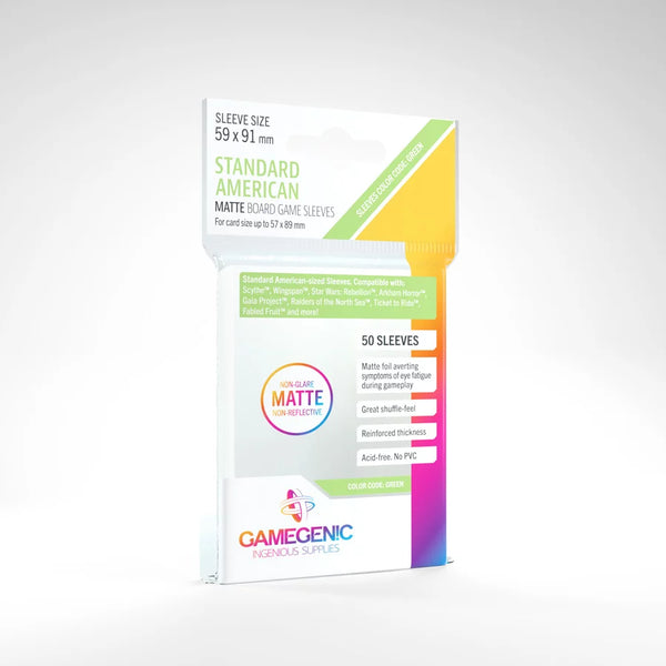STANDARD AMERICAN - MATTE BOARD GAME SLEEVES