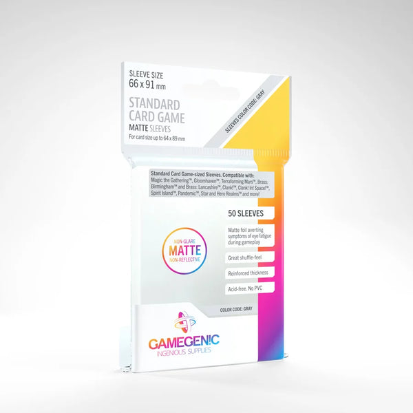 STANDARD CARD GAME - MATTE BOARD GAME SLEEVES