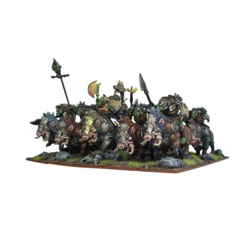 KINGS OF WAR: ORC GORE RIDER REGIMENT