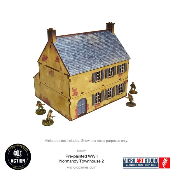 Bolt Action: Pre-Painted WW2 Normandy Townhouse 2