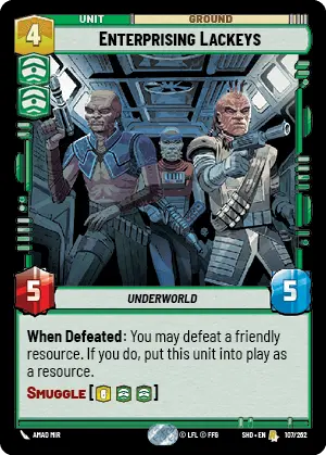 107/262 Enterprising Lackeys (R)