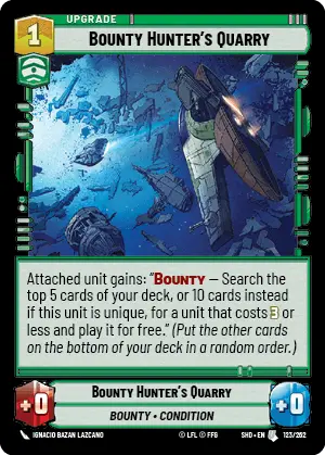 123/262 Bounty Hunter’s Quarry (U)