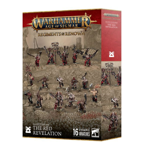 BLADES OF KHORNE: REGIMENTS OF RENOWN - THE RED REVELATION