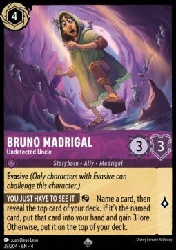 Ursula’s Return: 039/204 Bruno Madrigal - Undetected Uncle