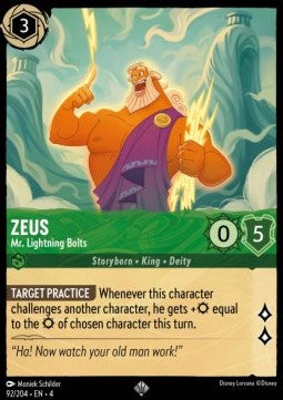 Ursula’s Return: 092/204 Zeus - Mr. Lightning Bolts