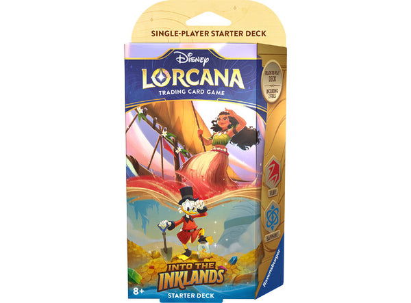 Disney Lorcana: Into the Inklands. Starter Deck - Ruby & Sapphire