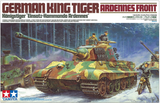 TAMIYA: 1/35 GERMAN KING TIGER (ARDENNES FRONT)