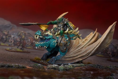 KINGS OF WAR: ORC KRUDGER ON WINGED SLASHER