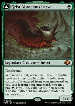 MH3 0251: Grist, Voracious Larva // Grist, the Plague Swarm (M)