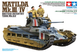 TAMIYA: 1/35 MATILDA Mk.III/IV BRITISH INFANTRY TANK Mk.II A*