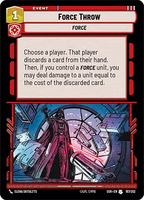 167/252 Force Throw (U)