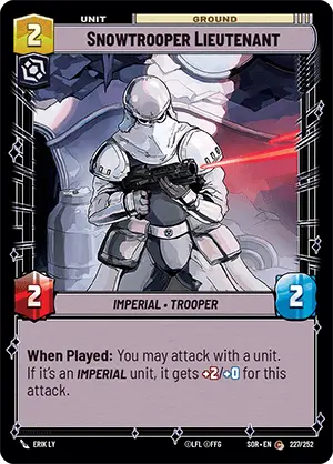 227/252 Snowtrooper Lieutenant (C)