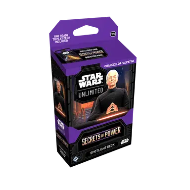 Star Wars Unlimited: Secrets of Power Spotlight Deck: Chancellor Palpatine