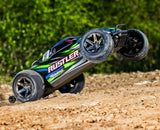 TRAXXAS: RUSTLER 2WD 1/10 RTR TQ BL-2S EHD GREEN