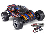 TRAXXAS: RUSTLER 2WD 1/10 RTR TQ BL-2S EHD ORANGE