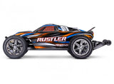 TRAXXAS: RUSTLER 2WD 1/10 RTR TQ BL-2S EHD ORANGE