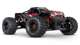 TRAXXAS: MAXX WITH WIDEMAXX 4x4 1/10 RTR TQI TSM RED