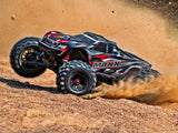 TRAXXAS: MAXX WITH WIDEMAXX 4x4 1/10 RTR TQI TSM RED