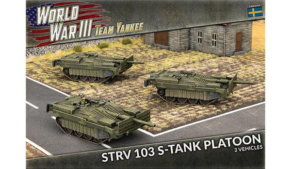 Team Yankee: Strv 103 S-tank Platoon (x3 Plastic)