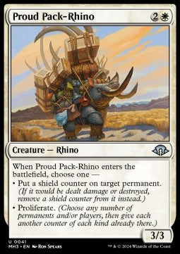 MH3 0041: Proud Pack-Rhino (U)