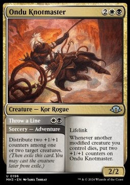 MH3 0196: Ondu Knotmaster // Throw a Line (U)