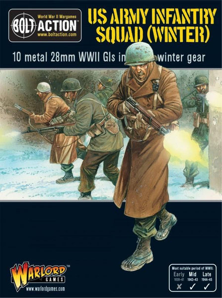 Bolt Action: US Army Infantry Squad In Winter Clothing