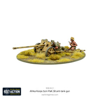 Bolt Action:  Afrika Korps 5cm PaK 38 Anti-Tank Gun