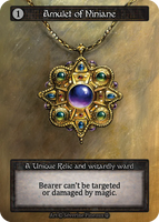 Amulet of Niniane, A Unique Relic and wizardly ward