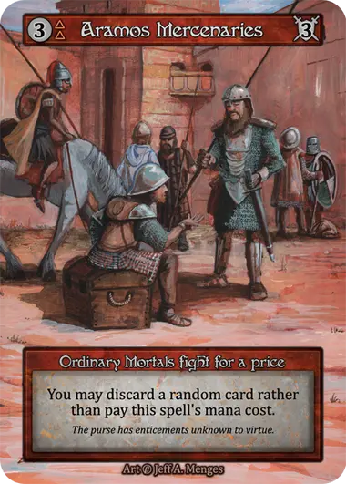 Aramos Mercenaries Ordinary Mortals fight for a price
