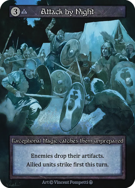 Attack by Night, Exceptional Magic catches them unprepared