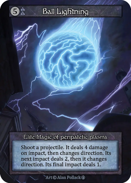 Ball Lightning, Elite Magic of peripatetic plasma