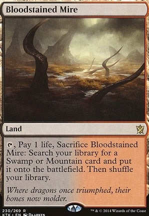 Khans of Tarkir 230: Bloodstained Mire (R)