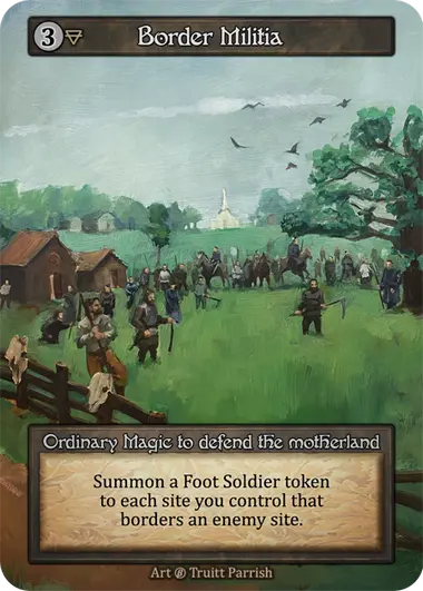 Border Militia Ordinary Magic to defend the motherland