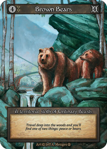 Brown Bears, A territorial sloth of Ordinary Beasts