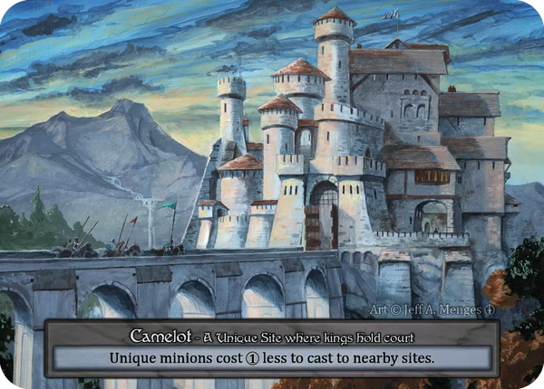 Camelot, A Unique Site where kings hold court
