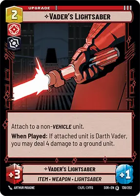 136/252 Vader's Lightsaber (S)