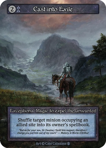 Cast into Exile, Exceptional Magic to expel the unwanted