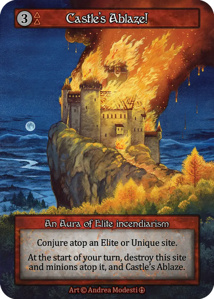 Castle's Ablaze!, An Aura of Elite incendiarism