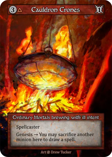 Cauldron Crones Ordinary Mortals brewing with ill intent