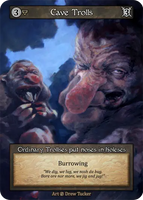 Cave Trolls Ordinary Trollses put noses in holeses