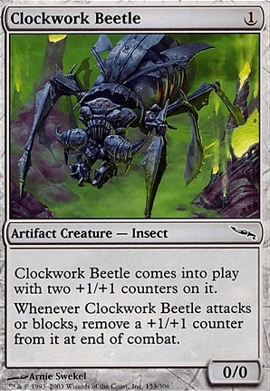 Mirrodin 153: Clockwork Beetle (C)