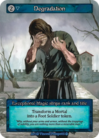 Degradation, Exceptional Magic strips rank and title