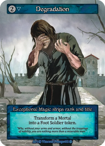 Degradation, Exceptional Magic strips rank and title